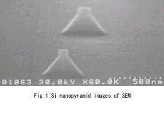 These triangles are called Nano-Pyramid Arrays. (or NPA)  Read about them here.